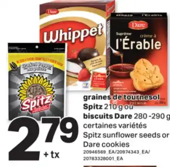 L'Intermarché GRAINES DE TOURNESOL, 210 G OU BISCUITS, 280 -290 G | SUNFLOWER SEEDS OR COOKIES offer
