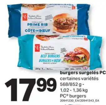 L'Intermarché BURGERS SURGELÉS | BURGERS, 568/852 G - 1,02 - 1,36 KG offer