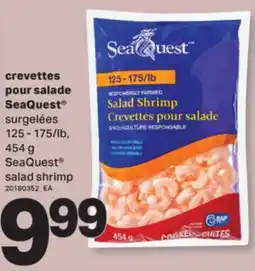 L'Intermarché CREVETTES POUR SALADE SEAQUEST | SEAQUEST SALAD SHRIMP, 454 G offer