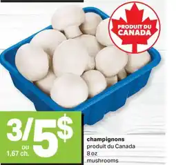L'Intermarché CHAMPIGNONS | MUSHROOMS, 8 OZ offer
