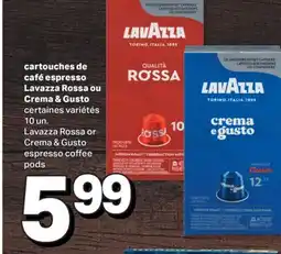 L'Intermarché CARTOUCHES DE CAFÉ ESPRESSO ROSSA OU CREMA & GUSTO | ROSSA OR CREMA & GUSTO ESPRESSO COFFEE, 10 UN offer