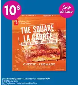 L'Intermarché PIZZA A CROÛTE ÉPAISSE | PEPPERONI DEEP DISH PIZZA, 648/678 G offer