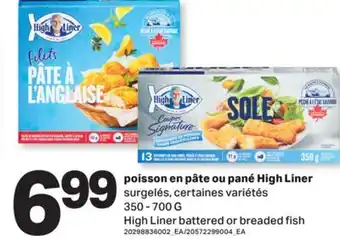 L'Intermarché POISSON EN PÂTE | BATTERED OR BREADED FISH, 350 - 700 G offer