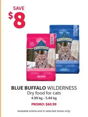 Mondou BLUE BUFFALO WILDERNESS Dry food for cats offer