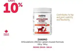 Mondou ZANIMO Articulations Ultime + green mussel formula offer