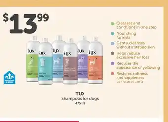Mondou TUX Shampoos for dogs offer