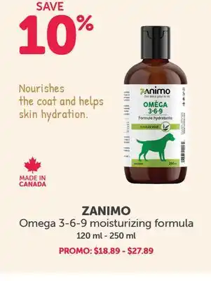 Mondou ZANIMO Omega 3-6-9 moisturizing formula offer