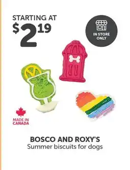 Mondou BOSCO AND ROXY'S Summer biscuits for dogs offer