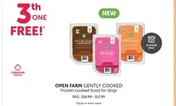 Mondou OPEN FARM GENTLY COOKED Frozen cooked food for dogs offer