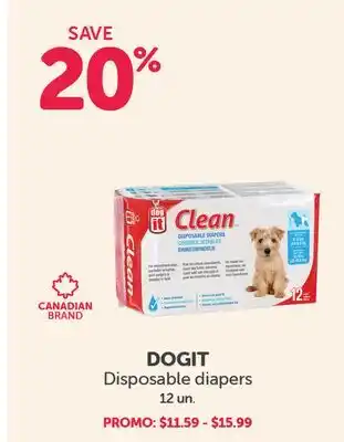 Mondou DOGIT Disposable diapers offer