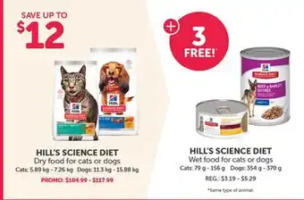 Mondou HILL'S SCIENCE DIET Wet food for cats dogs offer