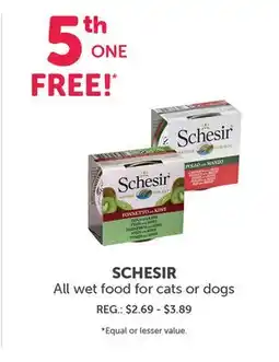 Mondou SCHESIR All wet food for cats or dogs offer