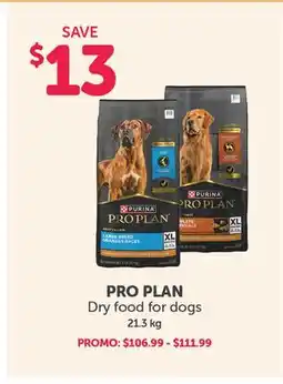 Mondou PRO PLAN Dry food for dogs offer