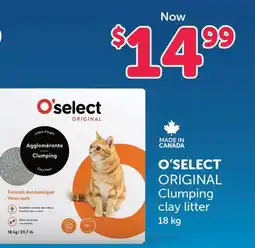 Mondou O'SELECT ORIGINAL Clumping clay litter offer