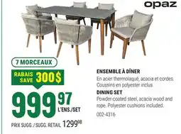 BMR Coussins DINING SET offer