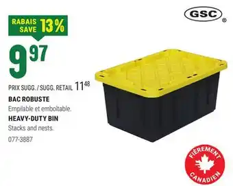 BMR BAC ROBUSTE offer