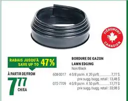 BMR BORDURE DE GAZON offer