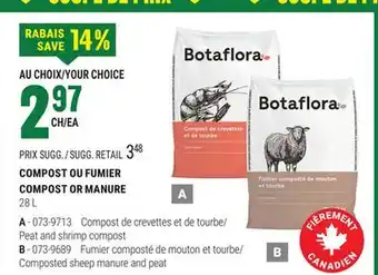 BMR COMPOST OU FUMIER offer