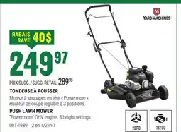 BMR TONDEUSE À POUSSER offer