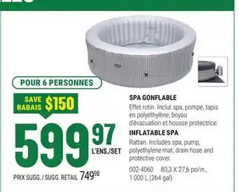 BMR SPA GONFLABLE offer