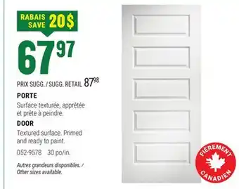 BMR PORTE offer