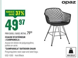 BMR CHAISE D'EXTÉRIEUR  CAMPANULA  offer
