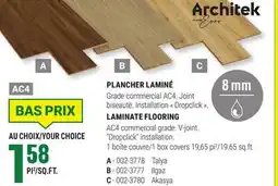 BMR PLANCHER LAMINÉ offer