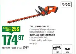 BMR TAILLE-HAIE SANS FIL offer