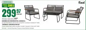 BMR FIXEL EUROBICO CONVERSATION SET offer