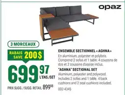 BMR AGHNA SECTIONAL SET offer