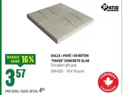 BMR DALLE  PAVÉ  EN BÉTON offer