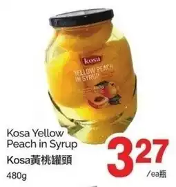 T&T Supermarket Kosa yellow peach in syrup offer
