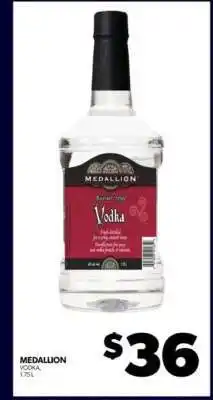 Real Canadian Liquorstore Medallion Vodka offer