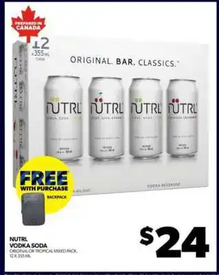 Real Canadian Liquorstore NUTRL Vodka Soda offer