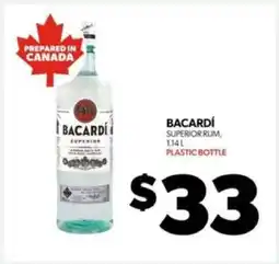 Real Canadian Liquorstore Bacardi Superior Rum offer