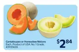 Walmart Cantaloupes or Honeydew Melons offer