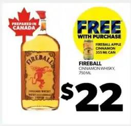 Real Canadian Liquorstore Fireball Cinnamon Whisky offer