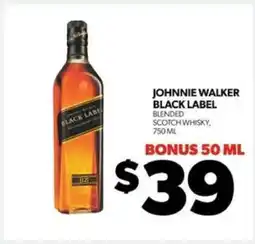 Real Canadian Liquorstore Johnnie Walker Black Label offer