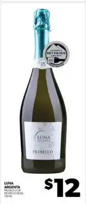 Real Canadian Liquorstore Luna Argenta Prosecco offer