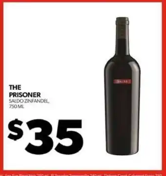 Real Canadian Liquorstore The Prisoner Saldo Zinfandel offer