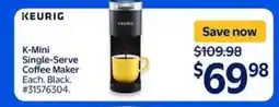Walmart Keurig K-Mini Single-Serve Coffee Maker offer