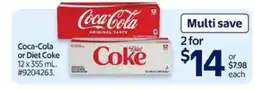 Walmart Coca-Cola or Diet Coke offer