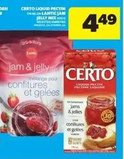 Real Canadian Superstore Certo Liquid Pectin or Lantic Jam Jelly Mix offer