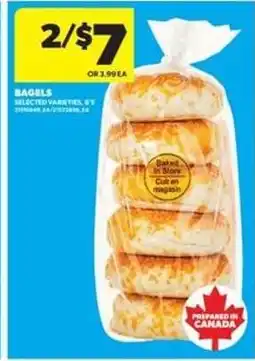 Real Canadian Superstore BAGELS offer