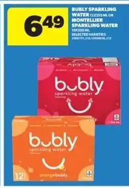 Real Canadian Superstore Bubly Sparkling Water or Montellier Sparkling Water offer