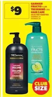 Real Canadian Superstore Garnier Fructis or TRESemmé Hair Care offer