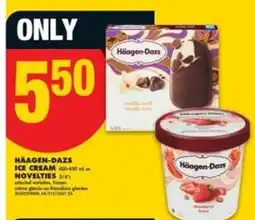 No Frills HÄAGEN-DAZS ICE CREAM OR NOVELTIES offer