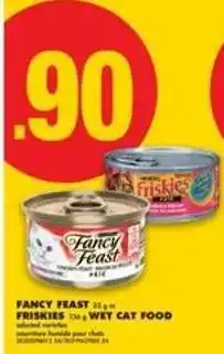 No Frills FANCY FEAST, FRISKIES offer
