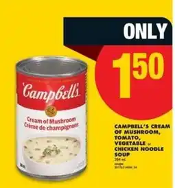 No Frills CAMPBELL’S SOUP offer