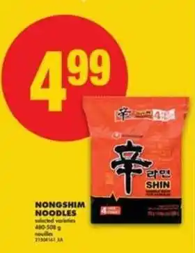 No Frills Nongshim Noodles offer